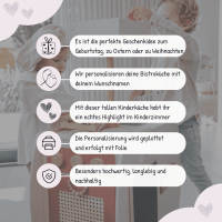 Vorschau: Bistro Kinderküche rosa label label, Geschenk zum 3. Geburtstag, personalisierbar Vorschau: Bistro Kinderküche rosa label label, Geschenk zum 3. Geburtstag, personalisierbar