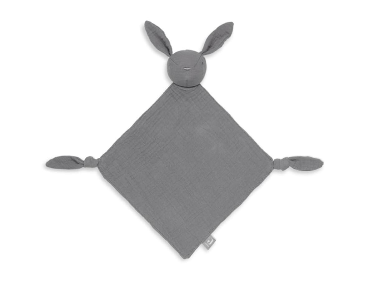 Schnuffeltuch Bunny Ears grau | Jollein | personalisierbar