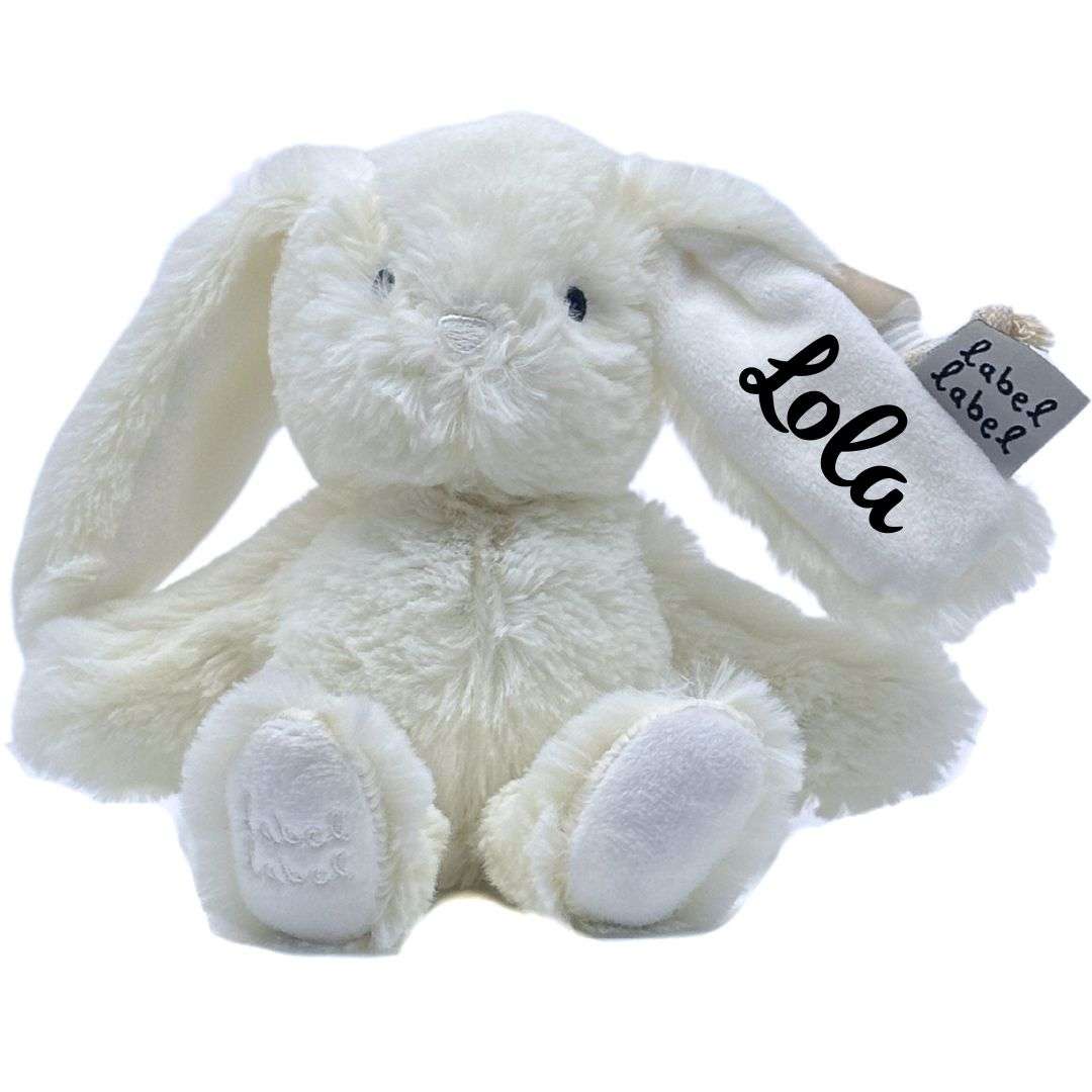 Weißes Häschen Plüschtier – Kuscheliges Kaninchen Mit Großen Ohren, 38 Cm, Weiches Stofftier Für Kinder