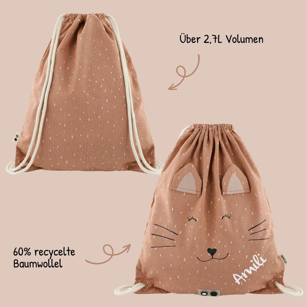 Turnbeutel Mit Spruch "Das Sind Keine Katzenhaare" – Maine Coon Design, 100% Baumwolle, 37x46 Cm, Lustiges Geschenk Für Katzenfans