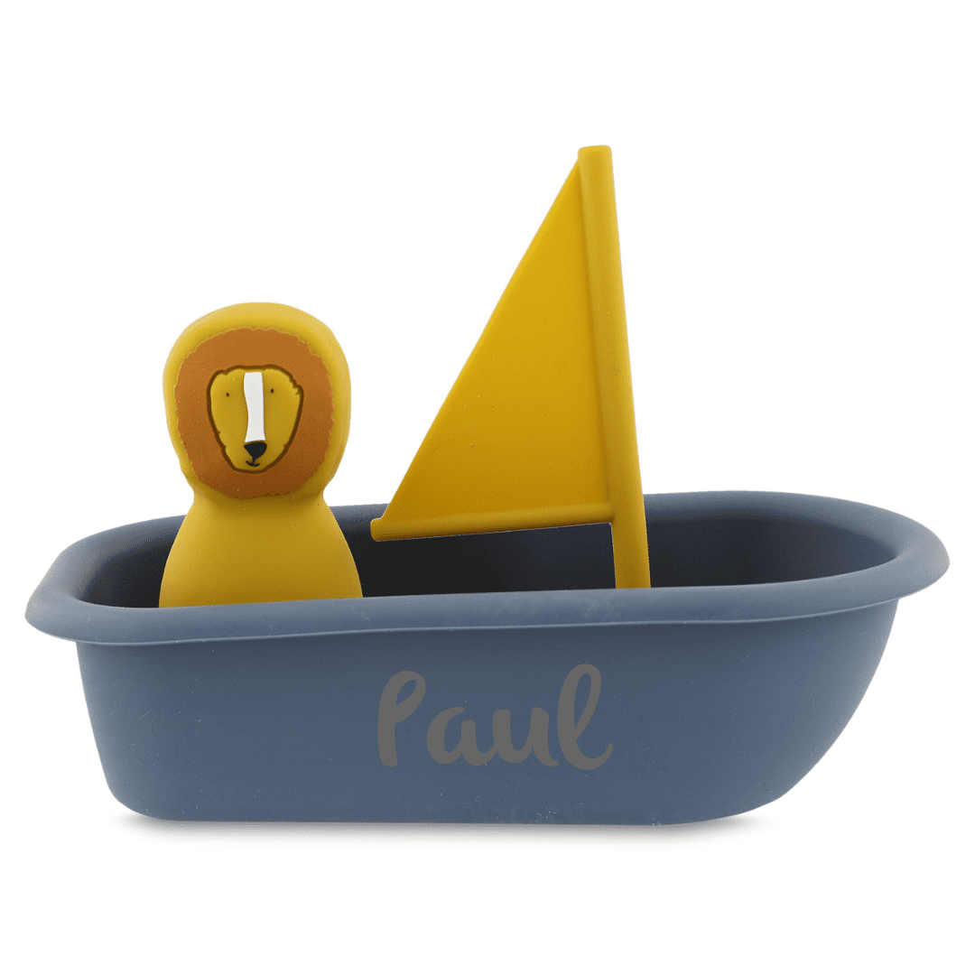 Badespielzeug Segelboot Mr. Lion | Trixie | personalisierbar