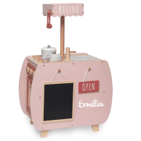 Vorschau: Bistro Kinderküche rosa label label, Geschenk zum 3. Geburtstag, personalisierbar Vorschau: Bistro Kinderküche rosa label label, Geschenk zum 3. Geburtstag, personalisierbar