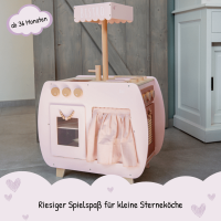 Vorschau: Bistro Kinderküche rosa label label, Geschenk zum 3. Geburtstag, personalisierbar Vorschau: Bistro Kinderküche rosa label label, Geschenk zum 3. Geburtstag, personalisierbar