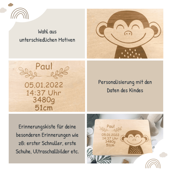 Personalisierten Wäschekorb - Zusammenklappbar Mit Namen, Für Kinderzimmer & Bad