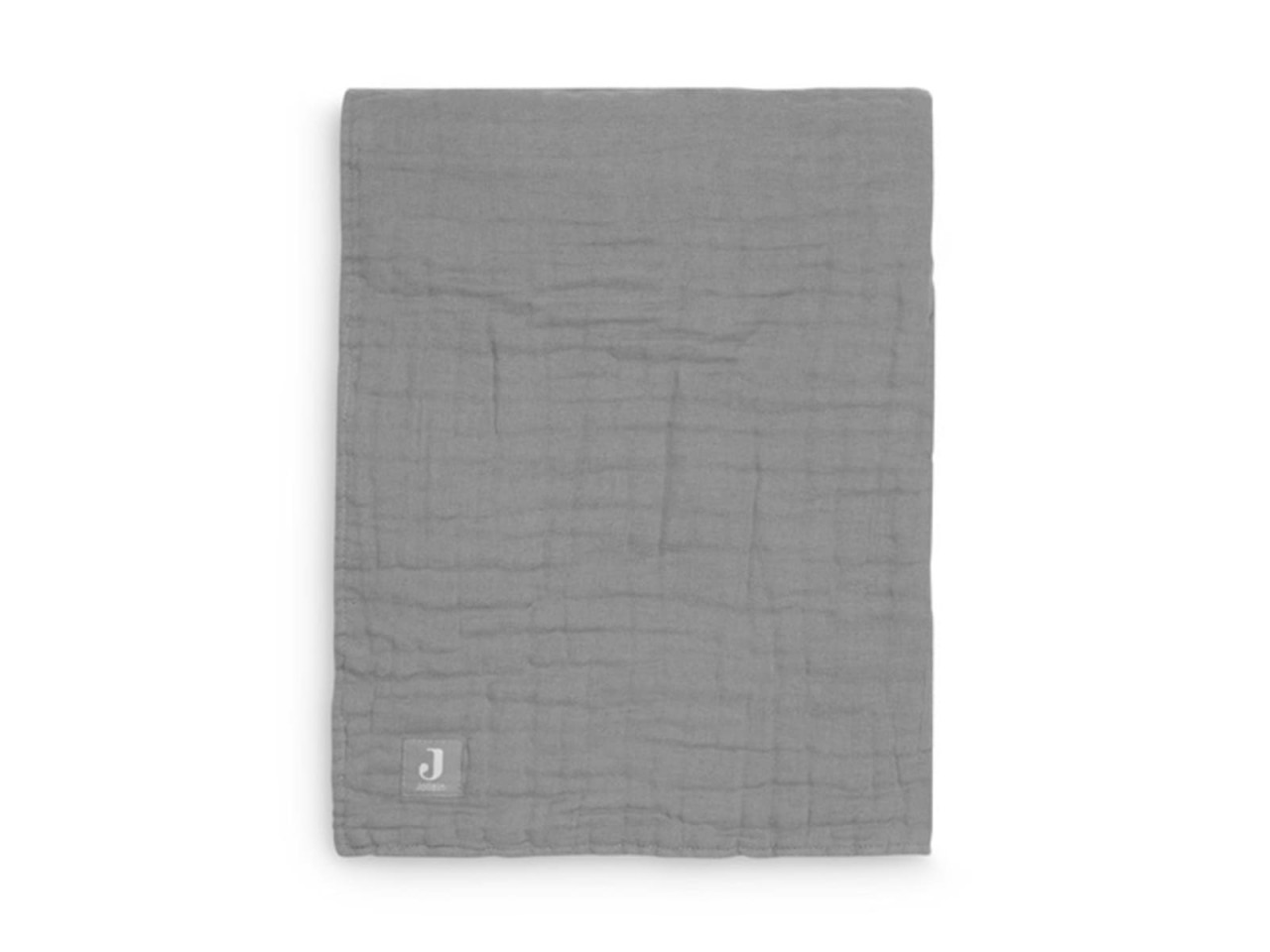 Babydecke Wrinkled grau | Jollein | personalisierbar