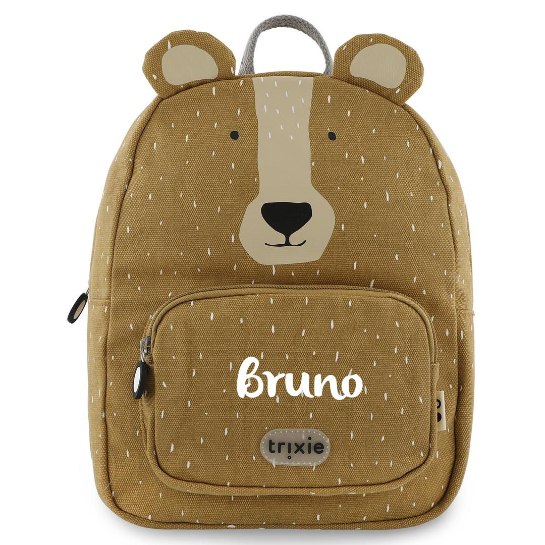 Kinderrucksack mit Namen, Kindergartenrucksack personalisiert, Trixie Kita-Rucksack Bär