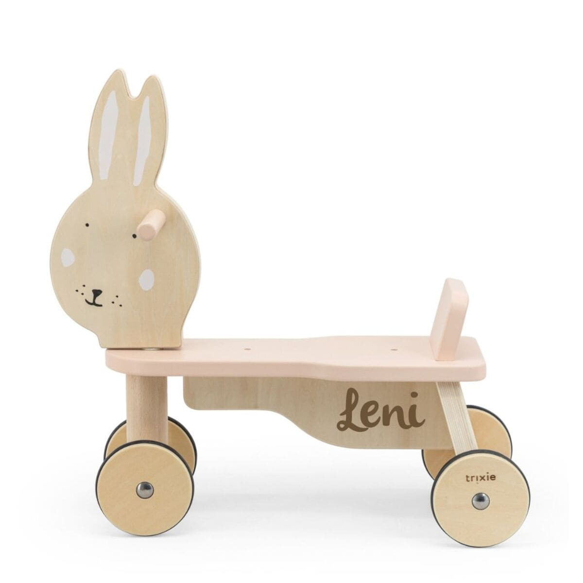 Holz Laufrad Mrs. Rabbit Trixie | Babygeschenk | personalisierbar