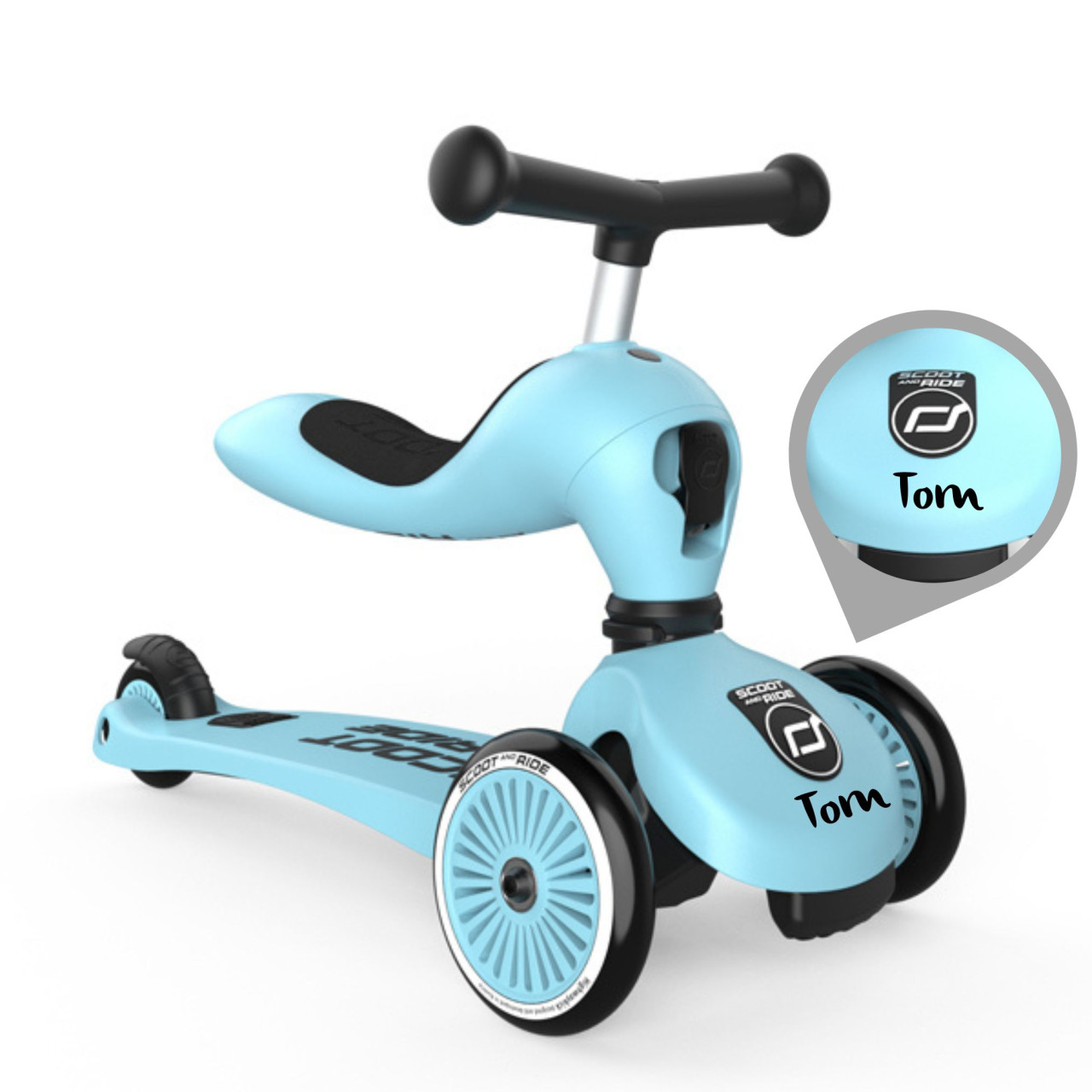 Scoot and Ride | Highwaykick 1 Laufrad blueberry | personalisierbar