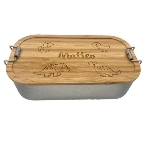 Brotdose personalisiert, Brotdose Kinder, Brotdose Dinos, Brotdose mit